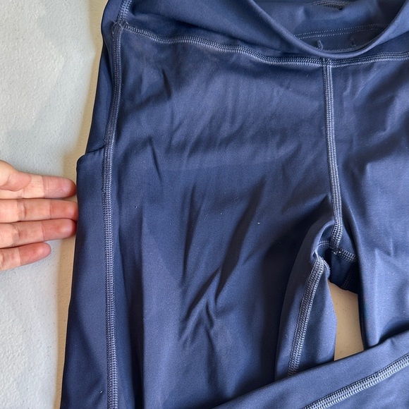 Athleta Deep Blue Leggings - Picture 2 of 4